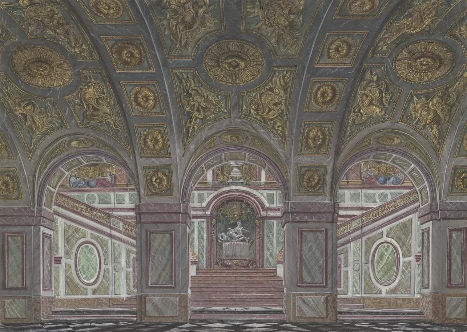 Escalier des Ambassadeurs - Entrée