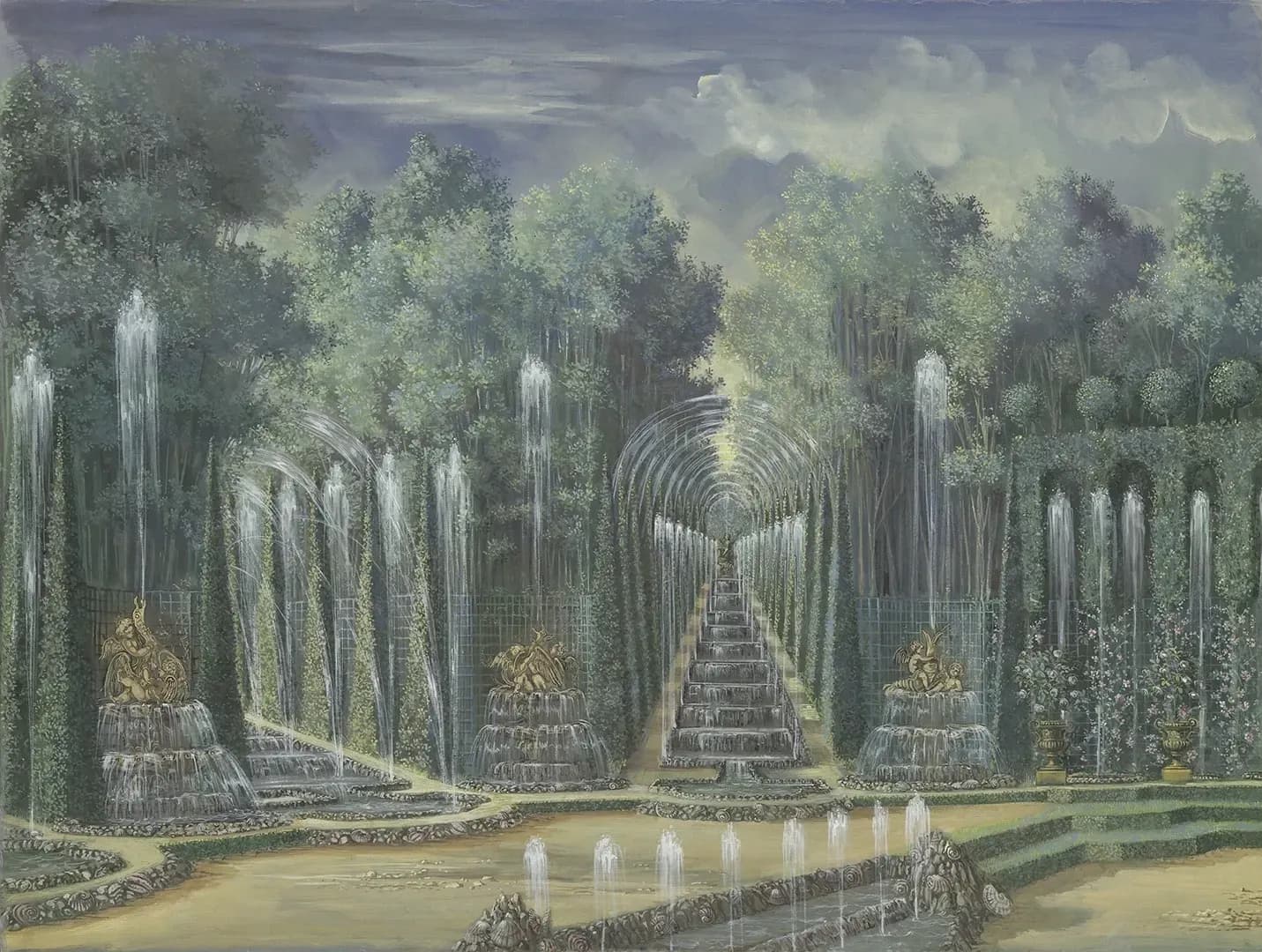 Le Théâtre d'Eau - Vue Latérale
